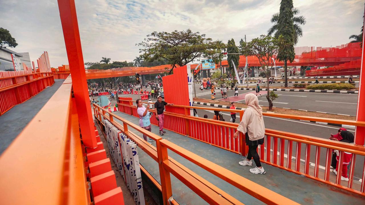 FOTO: JPO Tegar Beriman Jadi Ikon Baru Ruang Publik Cibinong