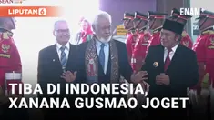 Xanana Gusmao Joget saat Tiba di Indonesia