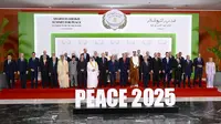 Presiden Republik Indonesia Prabowo Subianto menghadiri pertemuan bersejarah di Sharm el-Sheikh, Mesir, Senin (13/10) (Istimewa)