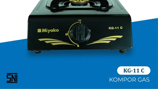 Kompor Gas 1 Tungku Merek Miyako KG-11 C /Foto: Miyako Indonesia