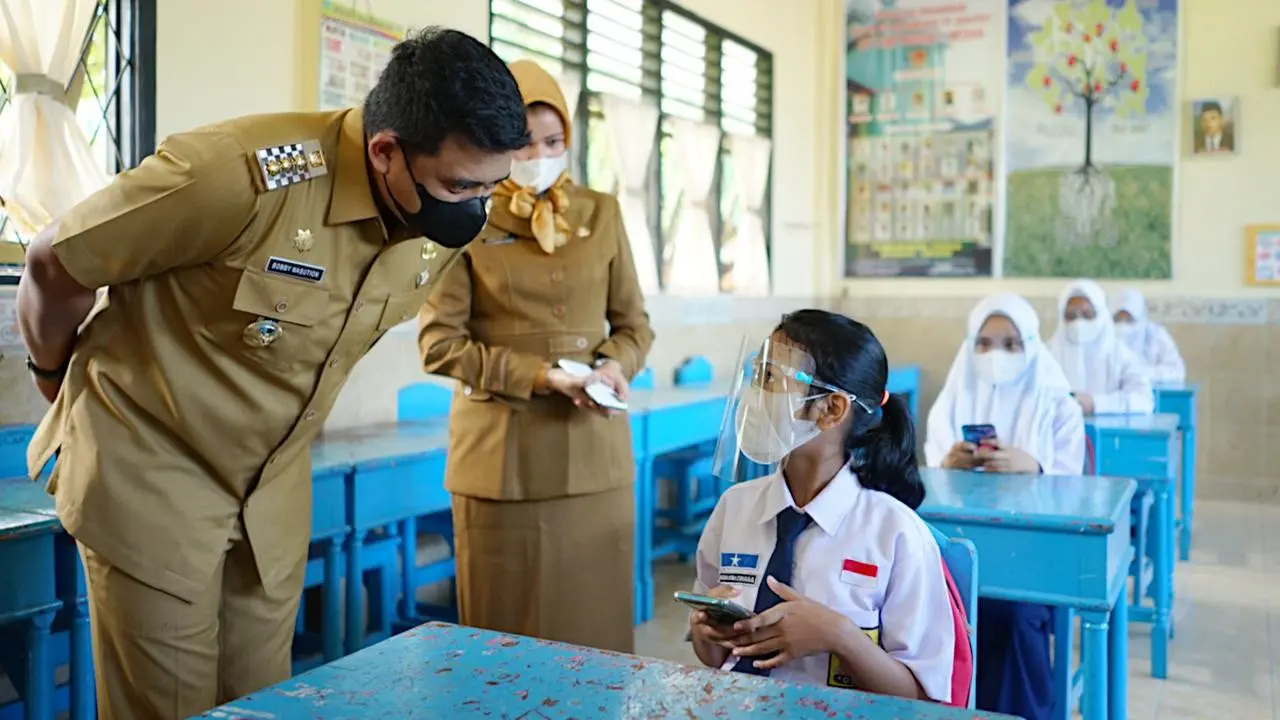Simulasi Belajar Tatap Muka di Medan Berjalan Lancar, Bobby Nasution Diapresiasi