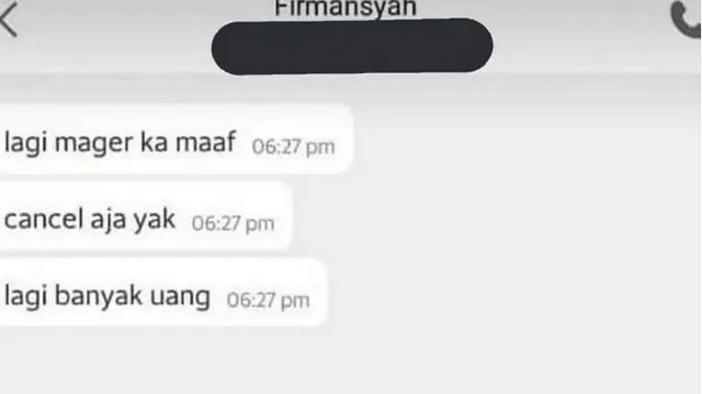 8 Chat Kocak Cara Driver Ojekol Batalkan Pesanan