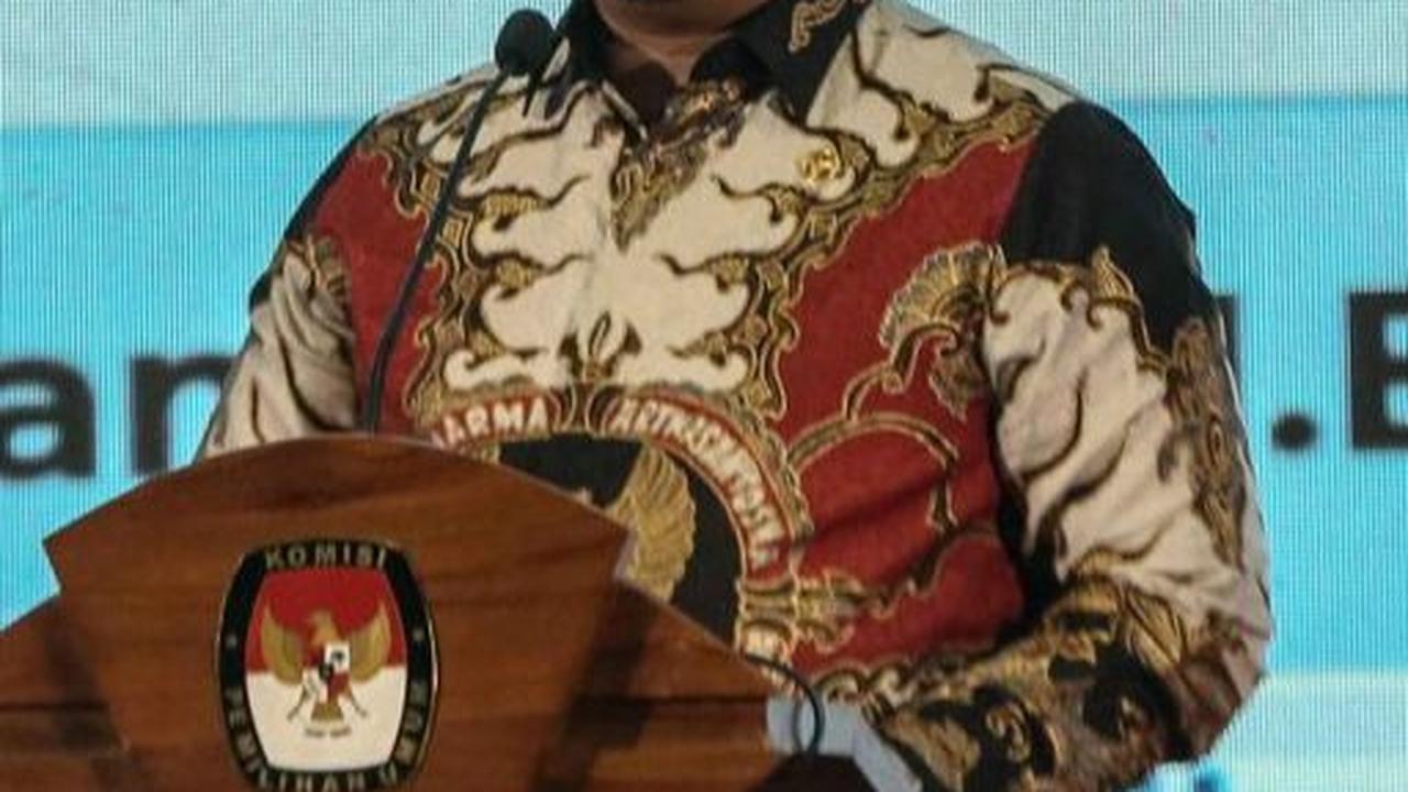 Anggota I BPK Nyoman Adi Suryadnyana sempat menyampaikan sambutannya saat menyerahkan laporan hasil pemeriksaan BPK atas laporan keuangan KPU 2022.