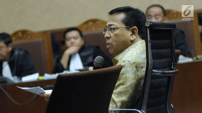 Setya Novanto Bersaksi di Sidang E-KTP