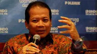 Wakil Ketua DPR RI Taufik Kurniawan berbicara saat diskusi polemik bertajuk 'Banyak Pilihan Untuk Jokowi' di Jakarta, Sabtu (7/2/2015). (Liputan6.com/Johan Tallo)