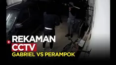 Berita video rekaman CCTV saat bek Arsenal, Gabriel Magalhaes lawan perampok di rumahnya