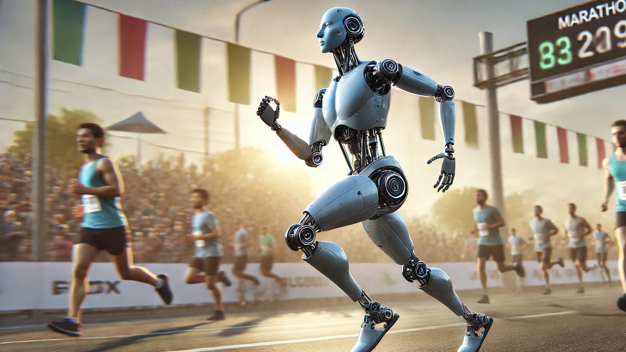Robot Manusia Buatan China ini Ikutan Lari Marathon