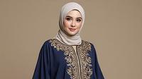 Kaftan Bordir Mewah/AI