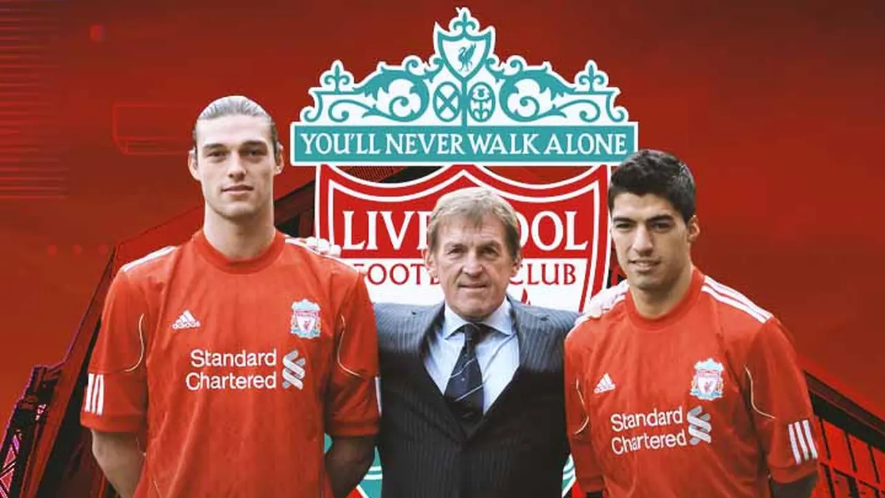 Liverpool - Andy Carroll, Kenny Dalglish, Luis Suarez