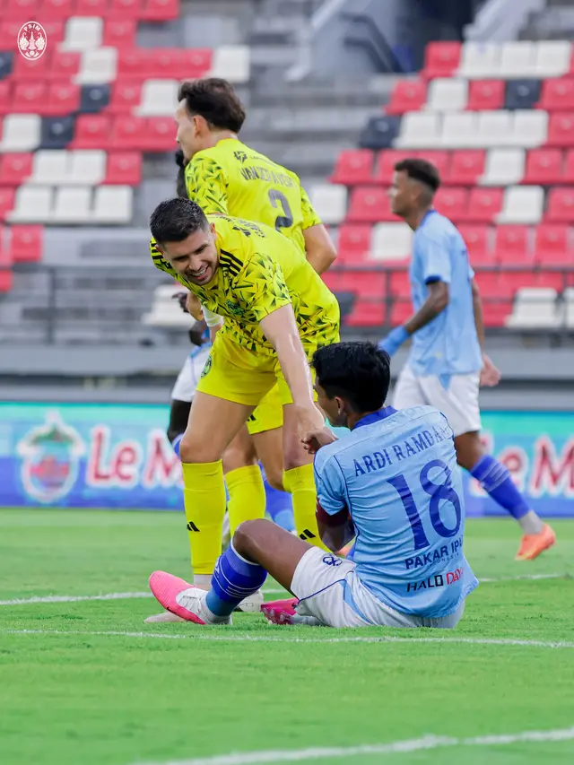 Laga Isenmulang Kalteng FC Vs PSIM Yogyakarta dalam lanjutan BRI Super League 2026/2027