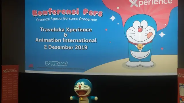 Traveloka Xperince berkolaborasi dengan Doraemon