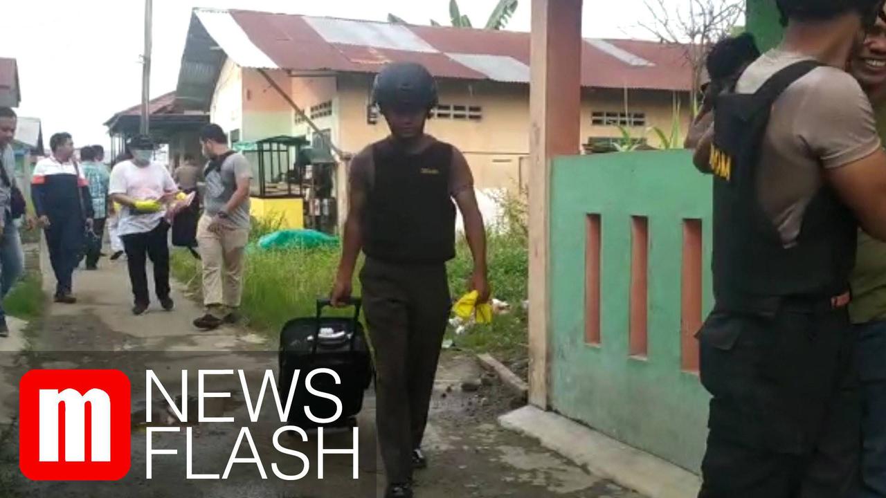 VIDEO: Polisi Amankan Barang Milik Bomber Polrestabes Medan dari Kontrakannya