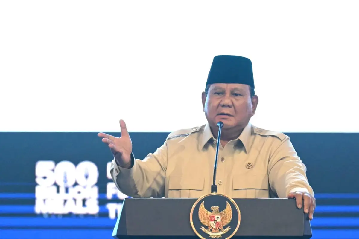 Presiden Prabowo Subianto saat menghadiri acara Building Indonesia’s Future Generations Through Nutrition di Sentul International Convention Center (SICC), Kabupaten Bogor. (Dok: Setpres)