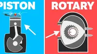 Ini Dia Perbedaan Teknis Mesin Piston dan Mesin Rotari