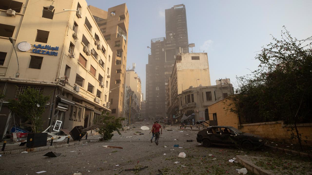 Kondisi di Beirut Lebanon Setelah Ledakan Dahsyat