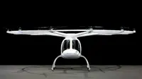 Sedang ada upaya mendapatkan registrasi komersial untuk pesawat terbang itu agar bisa dipakai sebagai alat transportasi penumpang. (Sumber Volocopter)