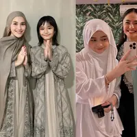 Sederet artis ini kenakan busana kembar dengan sang anak di hari Lebaran. Kita intip paduan busananya dari Ayu Ting-Ting hingga Marshanda [@ayutingting92 @marshanda99]