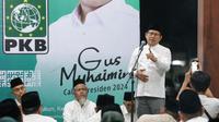 Ketua Umum Partai Kebangkitan Bangsa (PKB) Abdul Muhaimin Iskandar alias Cak Imin meminta seluruh kader dan pengurus PKB tidak terlena dengan hasil survei Saiful Mujani Research and Consulting (SMRC). (Dok. Istimewa)