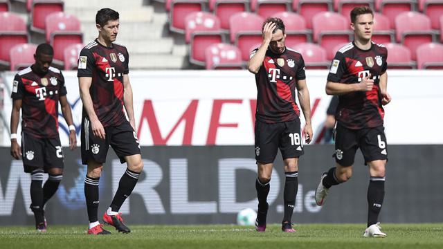 FOTO: Takluk 1-2 dari FSV Mainz, Bayern Munich Gagal Kunci Titel Juara Liga Jerman - Tim Bayern Munich
