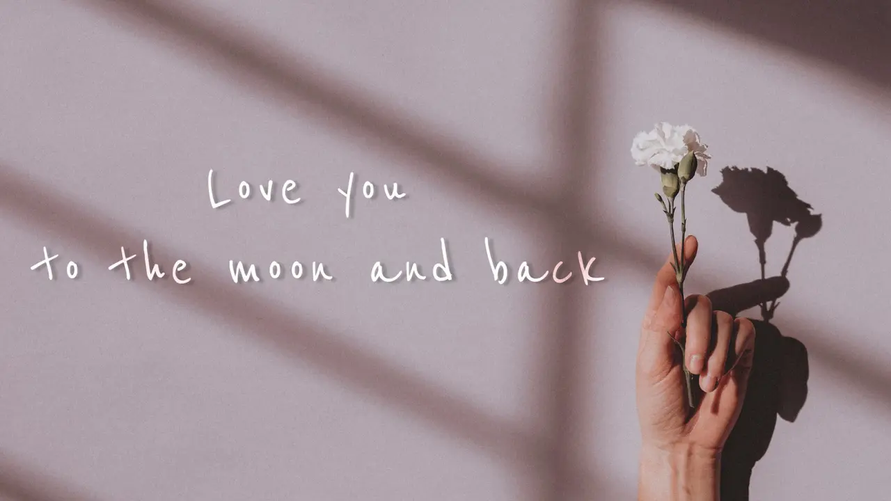 Ilustrasi kata-kata bahasa Inggris, romantis