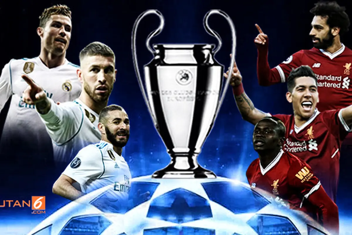 Infografis Real madrid Vs Liverpool