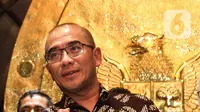 Ketua DKPP Heddy Lukito mengatakan, Hasyim Asy'ari selaku teradu terbukti melakukan pelanggaran Kode Etik dan Pedoman Perilaku Penyelenggara Pemilu. (Liputan6.com/Angga Yuniar)