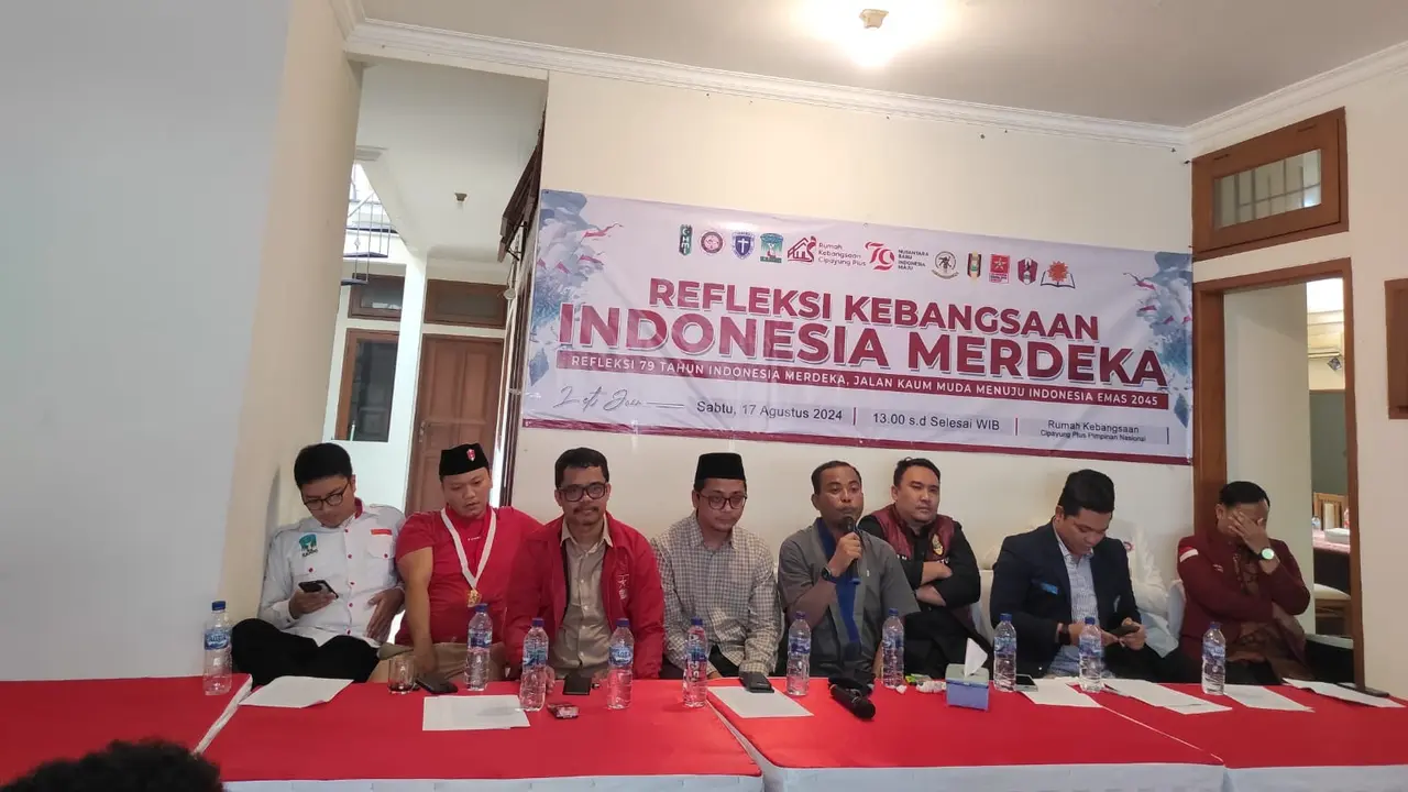 Kelompok mahasiswa Cipayung Plus mengajak seluruh pihak bersatu di momentum HUT ke-79 RI (Tim Dokumentasi Cipayung Plus)