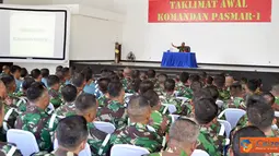 Danpasmar-1 Berikan Taklimat kepada Provos Pasmar-1 