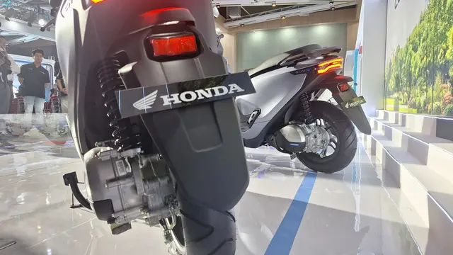 Desain lampu belakang Honda CUV e: (Arief A/Liputan6.com)