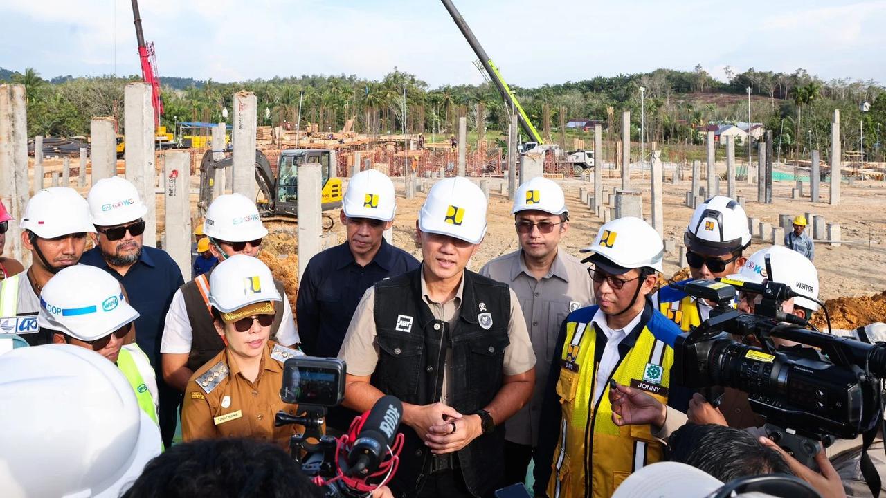 FOTO: AHY Tinjau Program Strategis Pembangunan di Yogyakarta