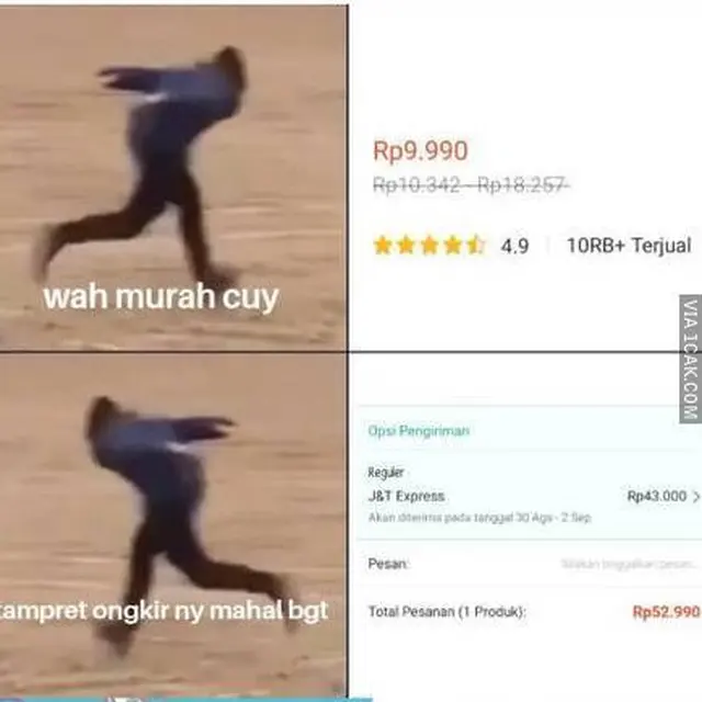 6 Meme Mahal Ongkos Kirim Saat Beli Online Ini Bikin Kecewa