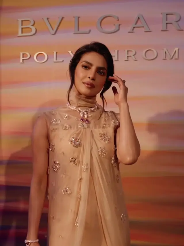 Priyanka Chopra, Liu Yifei, dan Lisa BLACKPINK saat Hadir Acara Bvlgari Italia. dok. Bvlgari