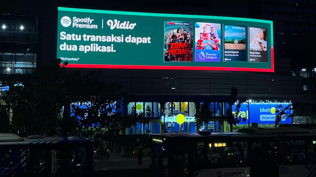 Paket bundling ultimate dari Vidio dan Spotify