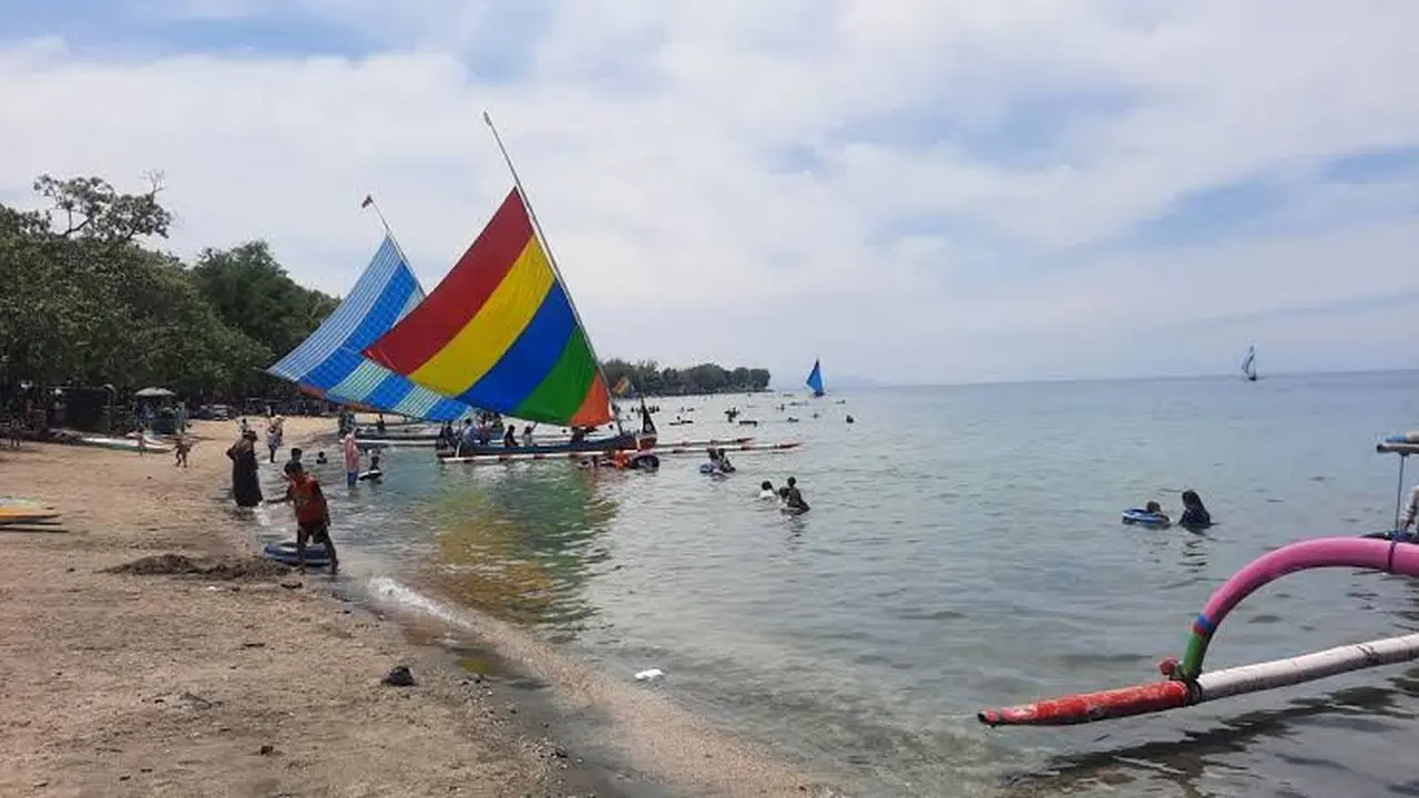 Wisata Bhahari Pasir Putih (Istimewa)