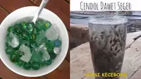 6 Minuman Nyeleneh Untuk Buka Puasa Ramadhan Ini Bikin Geleng Kepala (sumber: Instagram.com/awreceh.id dan Instagram.com/vid.receh)