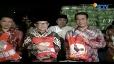 Satgas Ketahanan Panganan menggerebek sebuah pabrik penggilingan beras di Bekasi, Jawa Barat.