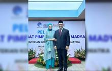 Momen Zee Zee Shahab saat Mendampingi Sang Suami Dilantik jadi Dirjen IKP Kemenkominfo, Penampilannya Mencuri Perhatian