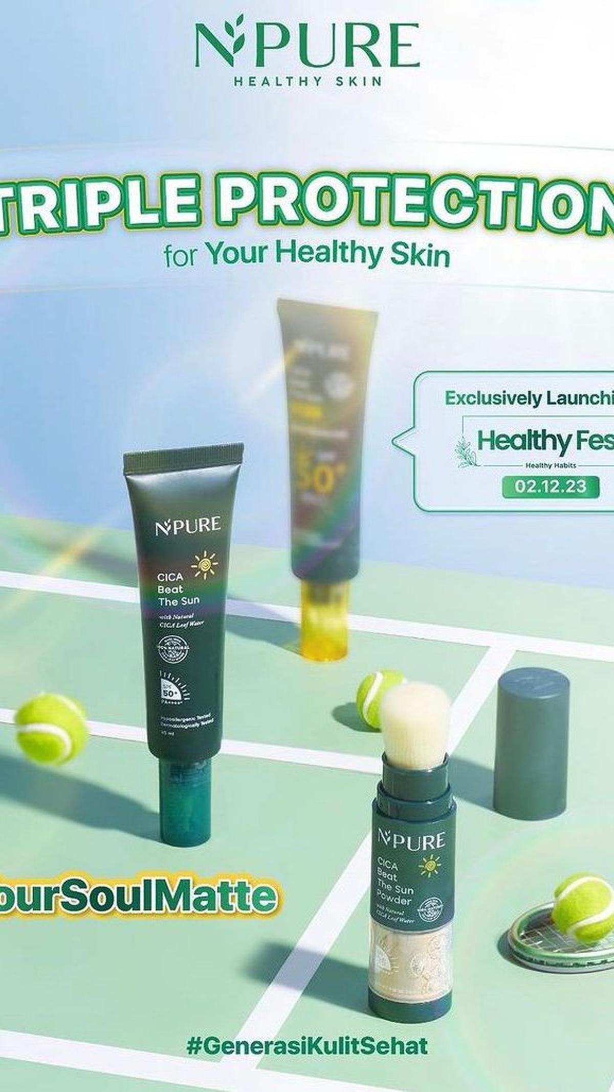 4. Npure Cica Beat The Sun Matte<br>