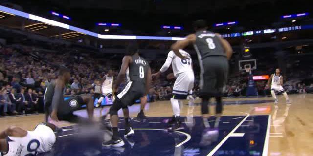 Cuplikan Pertandingan NBA : Timberwolves 120 vs Nets 113