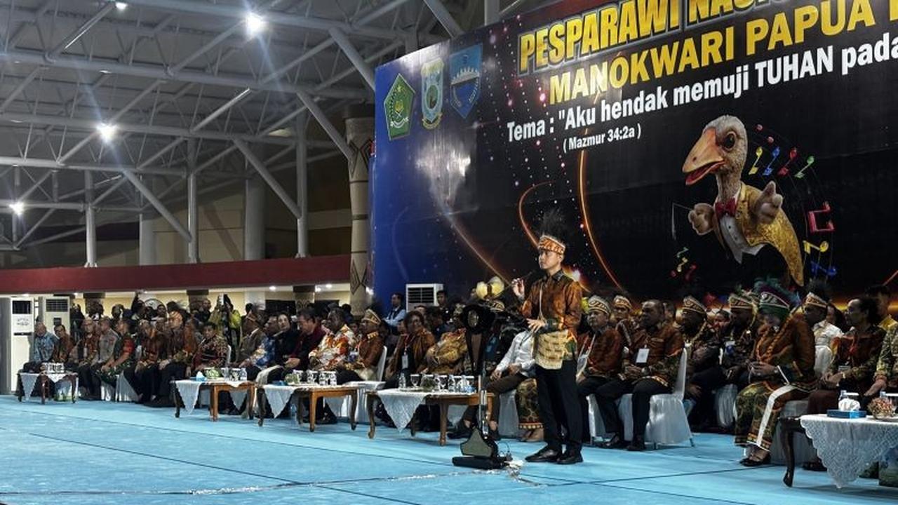 Wapres Gibran Tekankan Pentingnya Perdamaian di Tanah Papua Saat Buka Pesparawi Nasional XIV