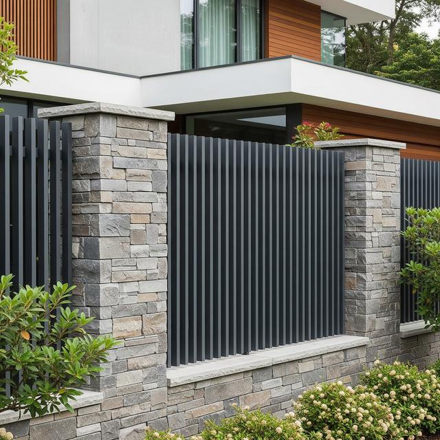 Model Pagar Besi Minimalis Anti Maling dan Anti Ular (Image by Gemini AI)