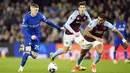 Aston Villa dan Chelsea harus puas berbagi poin usai bermain imbang dengan skor 2-2. (Nick Potts/PA via AP)