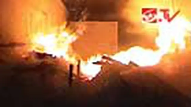 Empat Ruko Terbakar di Bekasi