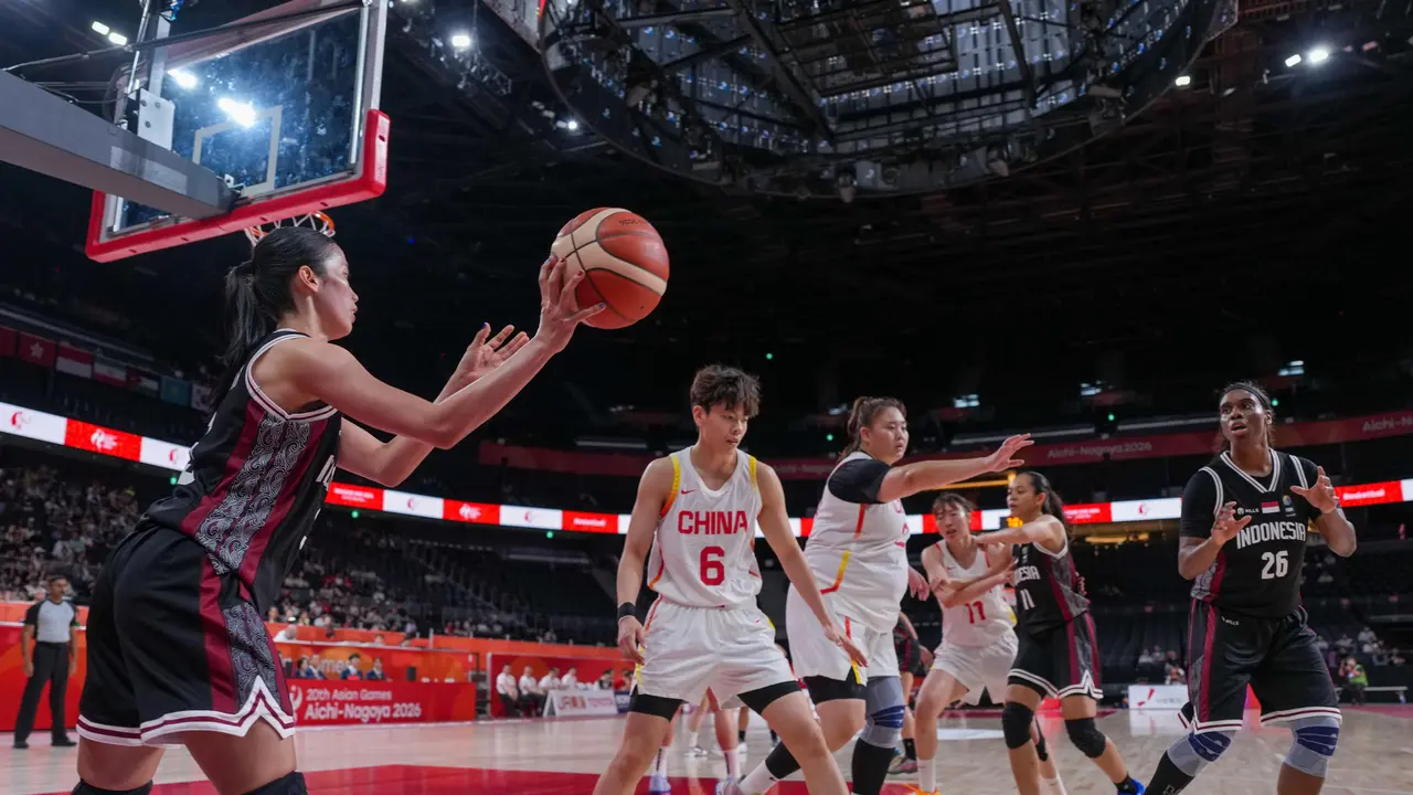 Duel timnas basket putri Indonesia melawan China di Asian Games 2026