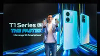 Gilang Pamenan, Product Manager Vivo Indonesia dalam peluncuran Vivo T1 Series 5G (Dok. Vivo Indonesia)