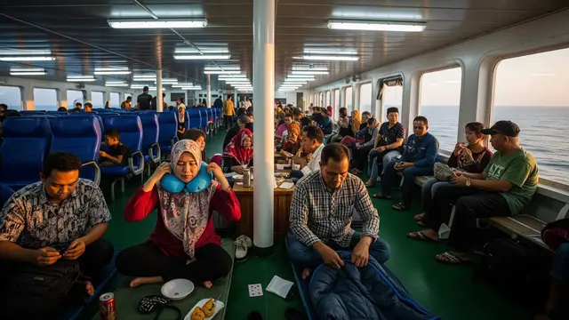 Tips Mudik Naik Kapal Agar Tidak Bosan