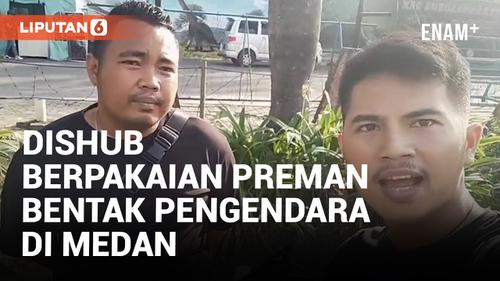 VIDEO: Berpakaian Preman, Dishub di Medan Bentak Pengendara Mobil