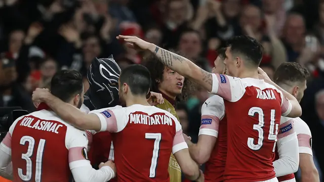 Karakter Marvel Hiasi Selebrasi Aubameyang
