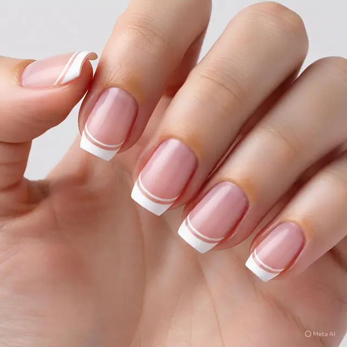 Model Nail Art  (Sumber: Meta AI)
