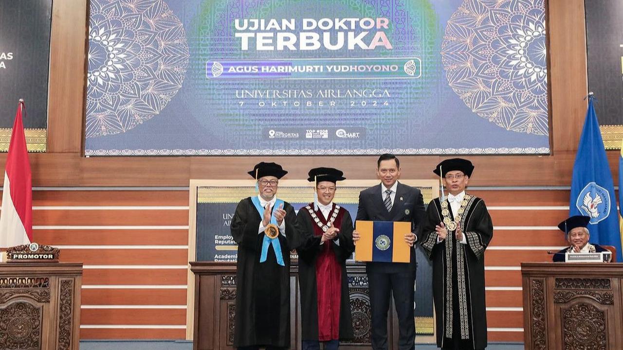 Perjuangan AHY Raih Gelar Doktor